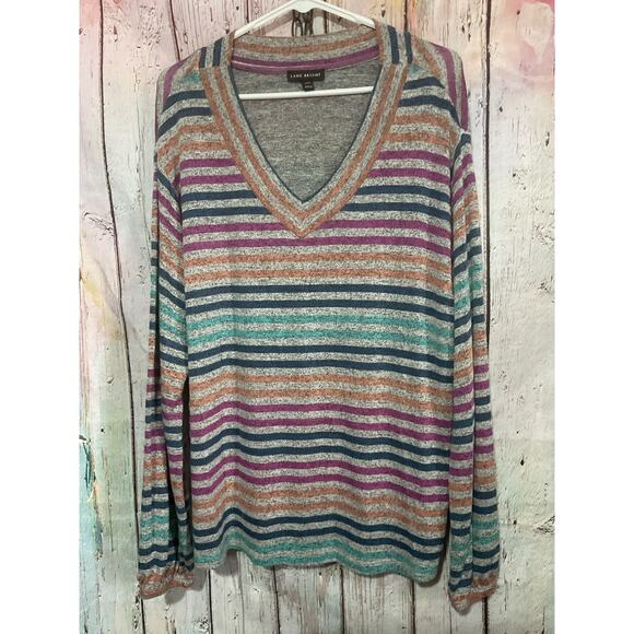 Lane Bryant Striped Sweater Plus Size 14/16 - Picture 5 of 11